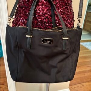 Kate Spade Black Nylon Purse